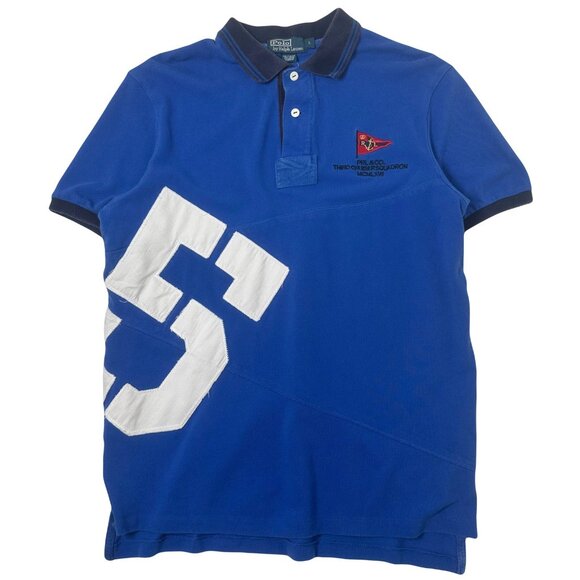 Vintage Polo Ralph Lauren Cruiser Squadron Polo Shirt L - Picture 1 of 6